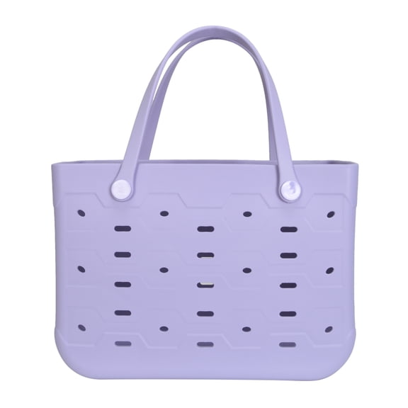 Mainstays Large All Purpose Flex Laundry Tote, Iris Whisper - Waterproof & Washable - 18" W x 8.75" D x 13" H