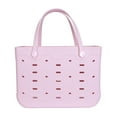 thumbnail image 1 of Mainstays All Purpose, Large EVA Flex Tote – 18in W x 8.75in D x 13in H – Waterproof, Washable - Pink Lemonade, 1 of 8