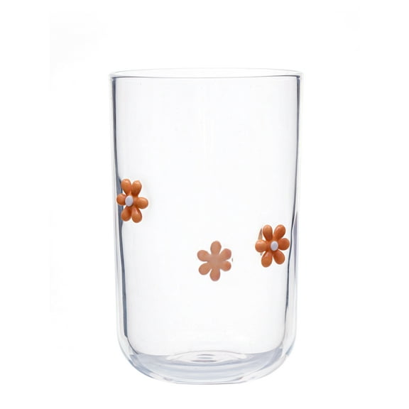 Mainstays Flower Charm Drinking Glass