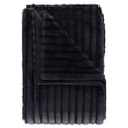 thumbnail image 1 of Mainstays Channel Faux Fur Blanket, Greystone, Full/Queen, 86" x 90", 1 of 6