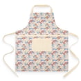 thumbnail image 1 of Mainstays Chef Kitchen Apron, 28" x 32" Cotton Apron with Pocket for Cooking, Baking, Gardening, Multi Floral Yellow Gingham, 1 of 7
