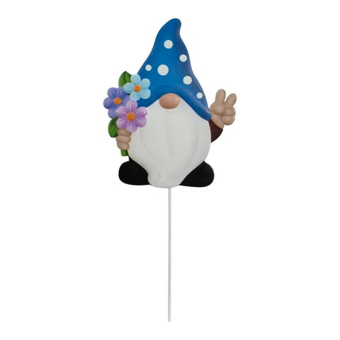 Mainstays Weatherproof Gnome Stake for Outdoor Decor