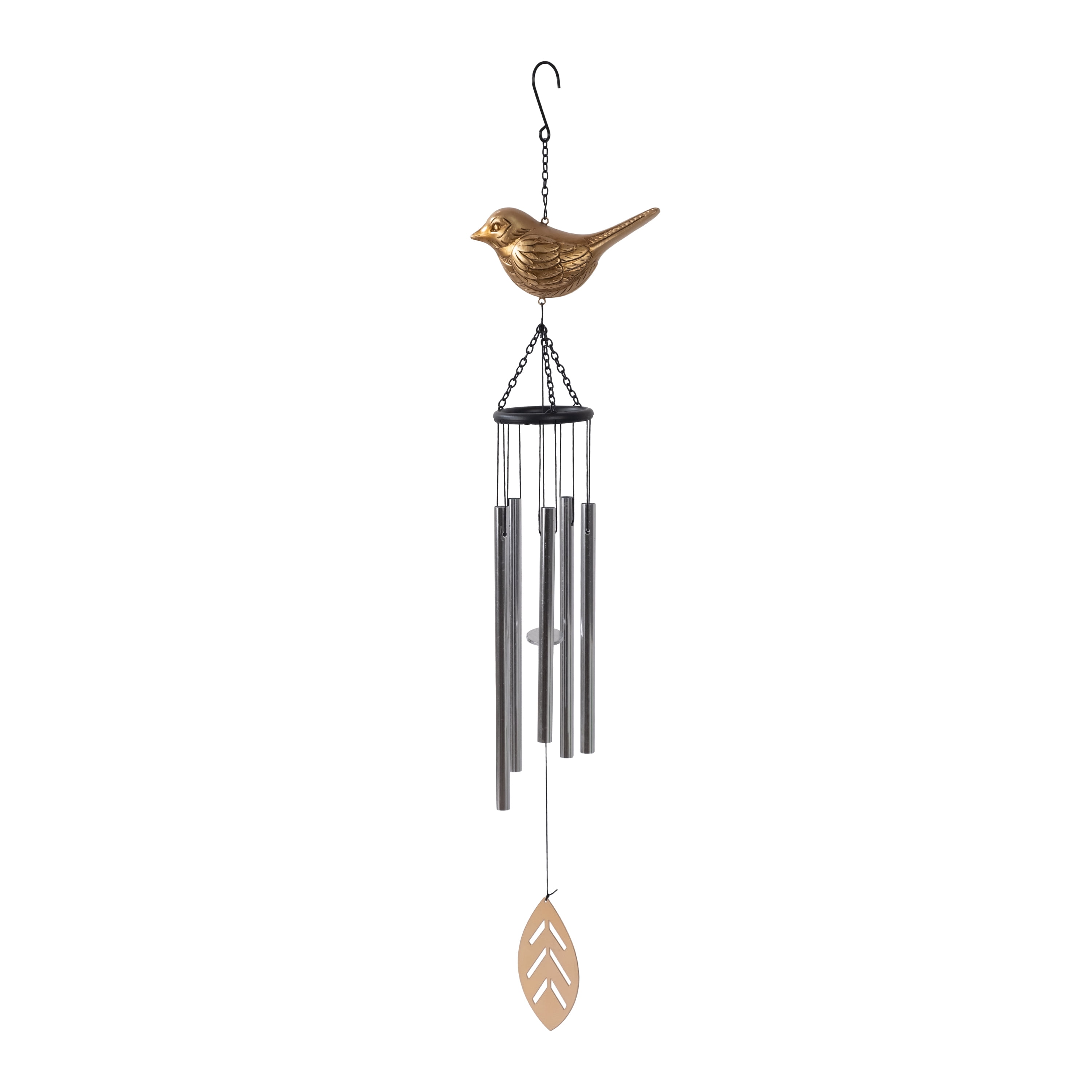 Mainstays Golden Bird Resin and Metal Outdoor Wind Chime