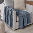 thumbnail image 1 of Mainstays Chenille Throw Blanket, Grey Stone, 50 x 72 in, 1 of 6