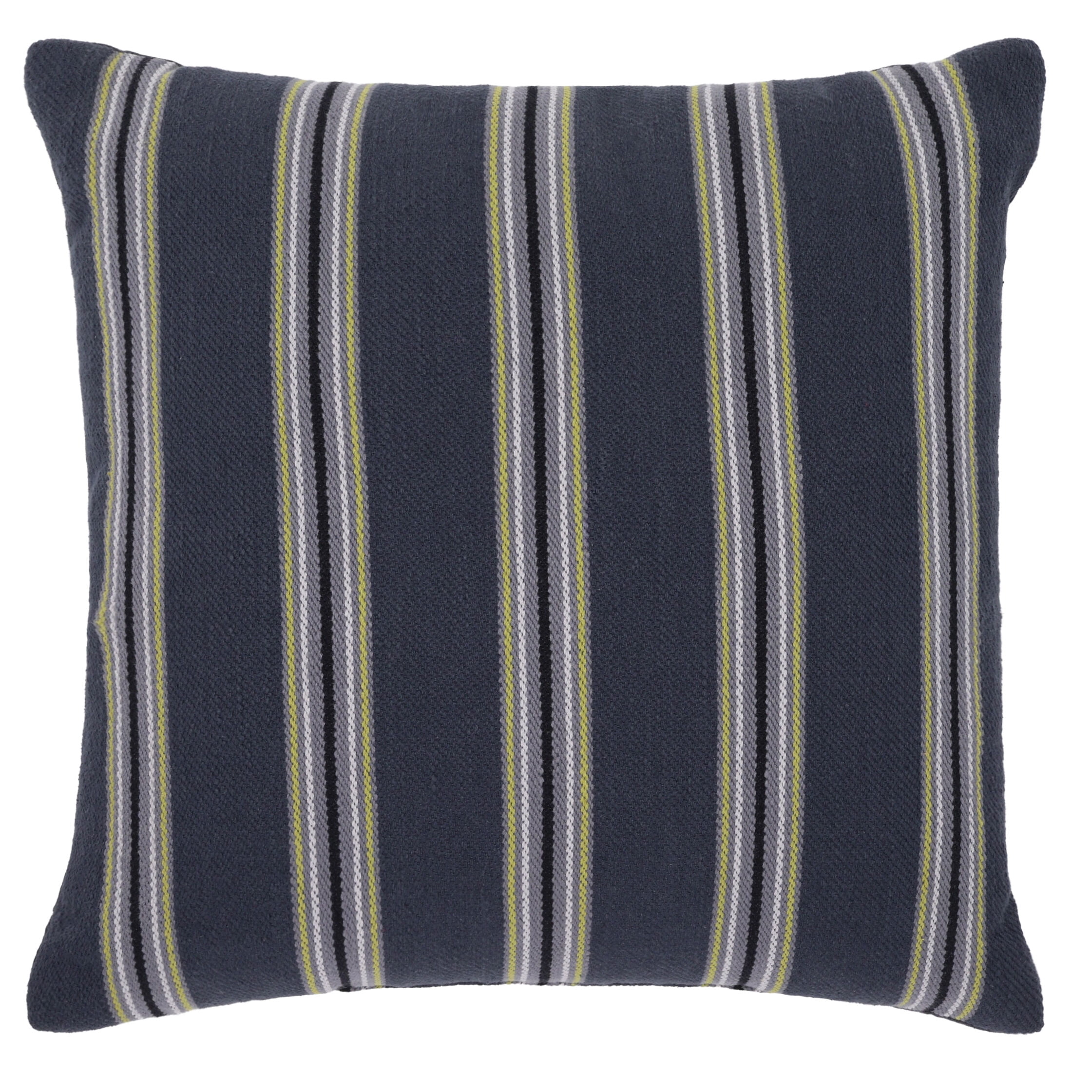 Mainstays 18" x 18" Grey Stripe Decorative Pillow