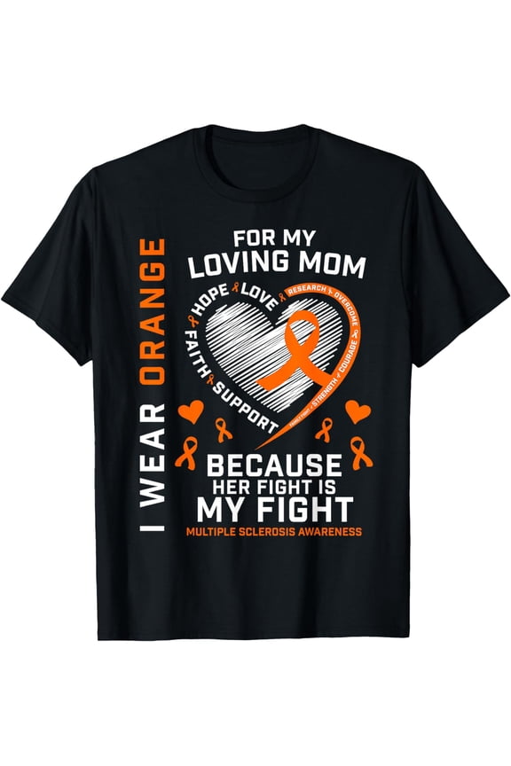 MS Gifts Apparel Mother Mom Multiple Sclerosis, Awareness T-Shirt mens t hirt men，black，women，misfits，journey ，boys