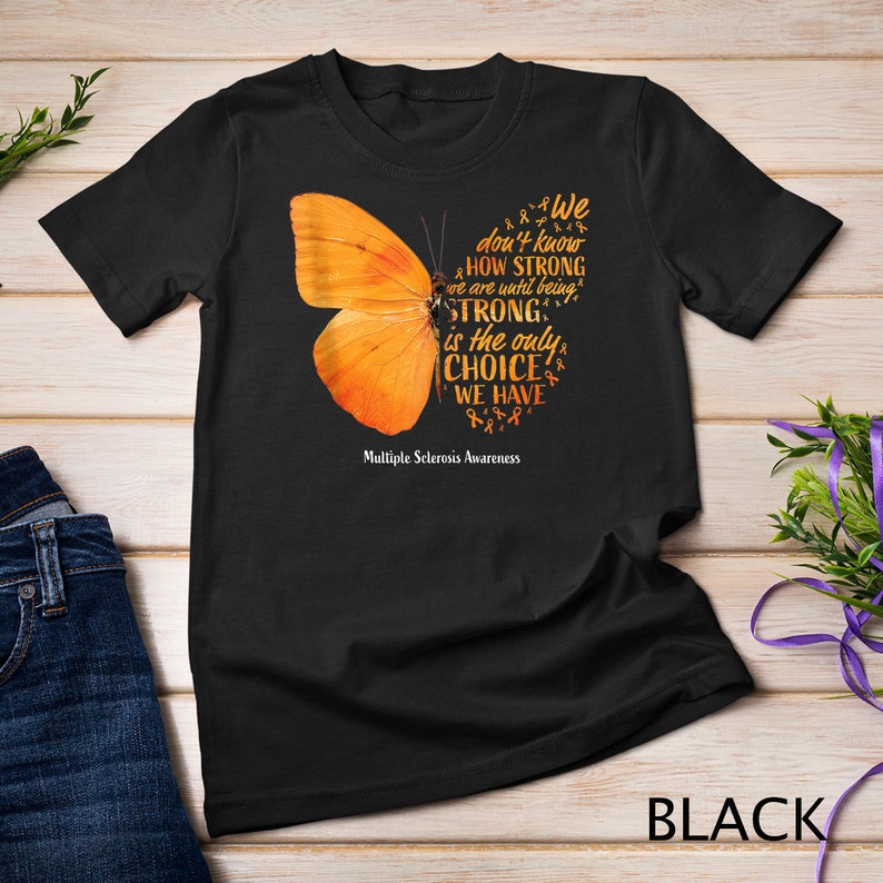MS Gifts Strong Women Mom Wife Cute Butterfly Multiple Sclerosis