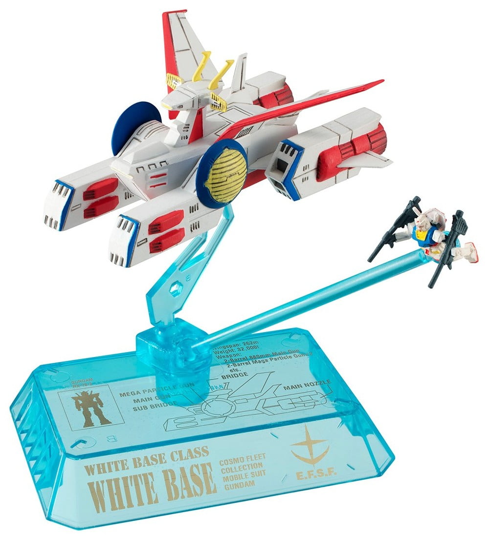 MS Gundam: E.F.S.F. Pegasus-Class Assult Landing Craft White Base Cosmo Fleet Collection Replica