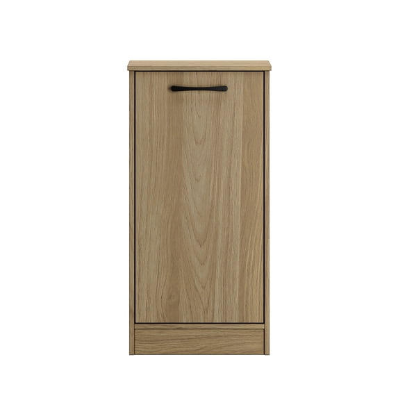 Mainstays Ardent Tilt-Out Laundry Hamper Cabinet, Euro Oak