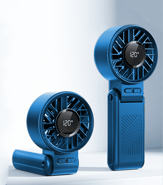 Mainstays 7 speed Rechargeable Handheld Portable Fan Black
