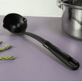 thumbnail image 1 of Mainstays Comfort Grip Nylon Ladle, 12.5" L, Black, 1 of 2