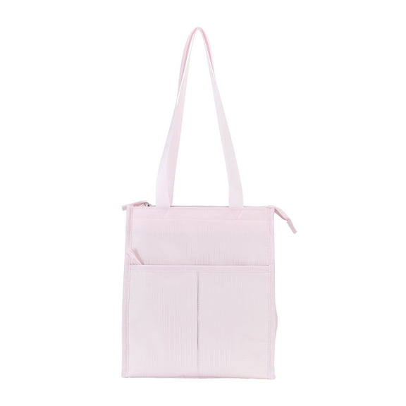 Mainstays Pink Polyester Zippered Reusable Lunch Bag, Designed to Help with Packed Lunches and Daily Commutes