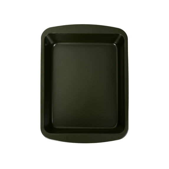 Mainstays Size 10" x 7" Carbon Steel Non Stick Mini Roaster Pan, Green