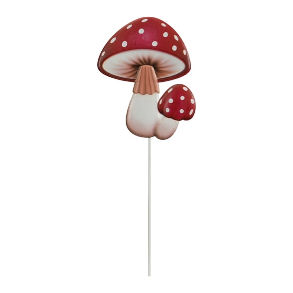 Mainstays Metal Mushroom Garden Stake, Weather-Resistant Outdoor Décor