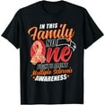 thumbnail image 1 of MS Multiple Sclerosis Awareness Orange Ribbon T-Shirt, 1 of 2