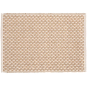 Mainstays Placemat, Natural Jute and Cotton Blend, 14 in x 19 in