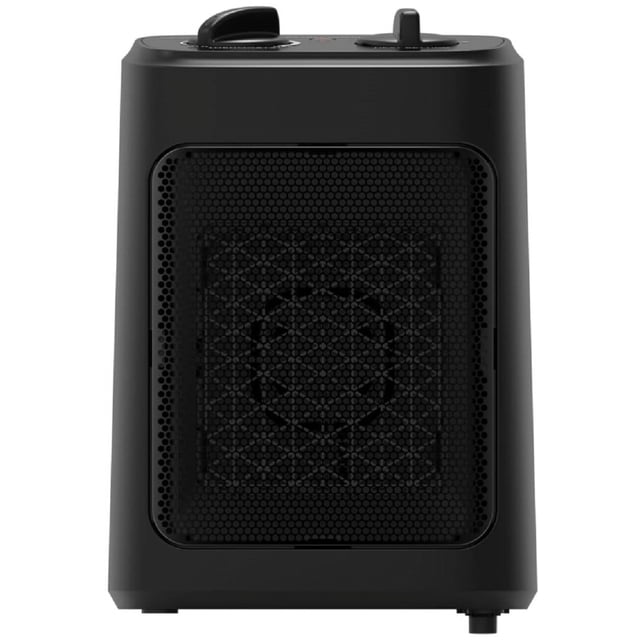 Mainstays 1500W Ceramic Fan-Force Electric Space Heater, Black