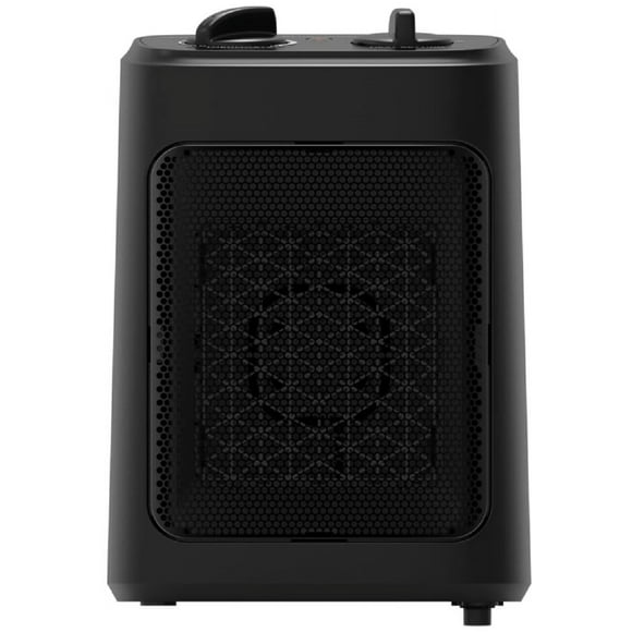 Mainstays 1500W Ceramic Fan-Force Electric Space Heater, Black