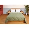 thumbnail image 1 of Mainstays King Comforter, All-Season Reversible Microfiber, Dark Green, 1 of 8