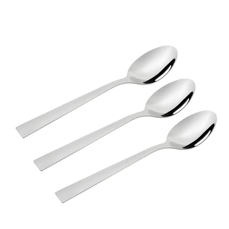 Mainstays Chiazza Stainless Steel Adult Dinner Spoon, Set of 3