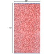 Mainstays Oversized Cotton Blend Blend Beach Towel, 36 x 72 in, Coral