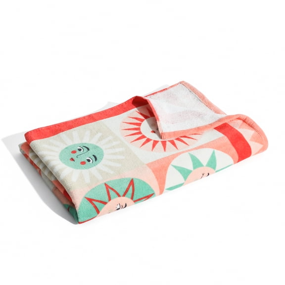 Mainstays Oversized Cotton Blend Blend Beach Towel, 36 x 72 in, Aztec