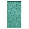 thumbnail image 1 of Mainstays Oversized Cotton Blend Blend Beach Towel, 36 x 72 in, Green Palm, 1 of 5