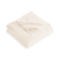 thumbnail image 1 of Mainstays Melange Oversized Couch Throw Blanket, Almond Biscuit, 50 x 72 in, 1 of 5