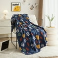 thumbnail image 1 of Mainstays Paw Print Fleece Throw, 1 of 7