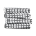 thumbnail image 1 of Mainstays Performance Super Soft Quick Dry Bath Towel Set, 4-Piece, Checkered Grey, 1 of 7