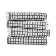 Mainstays Performance Bath Towel Set, 4-Piece, Checkered Gray