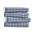 thumbnail image 1 of Mainstays Performance Super Soft Quick Dry Bath Towel Set, 4-Piece, Checkered Blue, 1 of 7