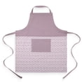 thumbnail image 1 of Mainstays Chef Kitchen Apron, 28" x 32" Cotton Apron with Pocket for Cooking, Baking, Gardening, Purple Floral, 1 of 7