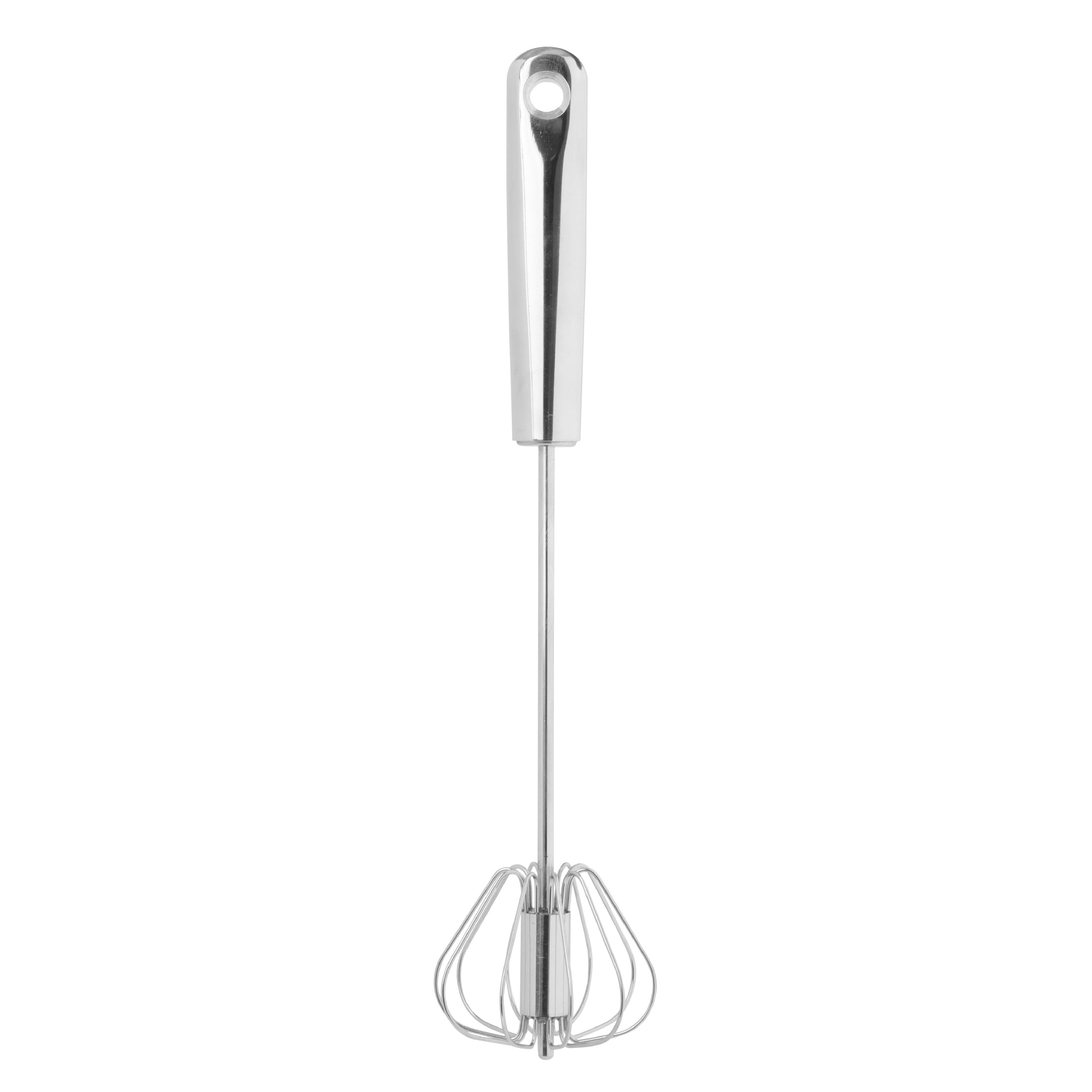 Mainstays Large Stainless Steel Push Whisk 12-Inch