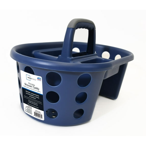 MS Portable Shower Caddy-WI Portable Shower Caddy, Blue