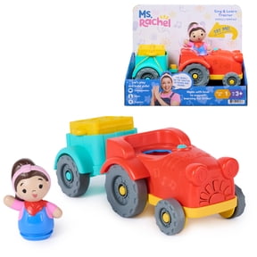 Ms. Rachel Sing & Learn Tractor Vehicle with Sounds, Prompts & Ms. Rachel Figure, Ages 1+