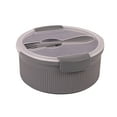 thumbnail image 1 of Mainstays Food Storage Container, Round, Grey, 47oz Capacity, 1 of 5