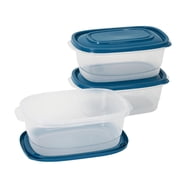 Mainstays Semi Durable Square 8cup Plastic Food Storage Container 3 Pack, A Practical Choice for Dry Goods and Bulk Ingredients