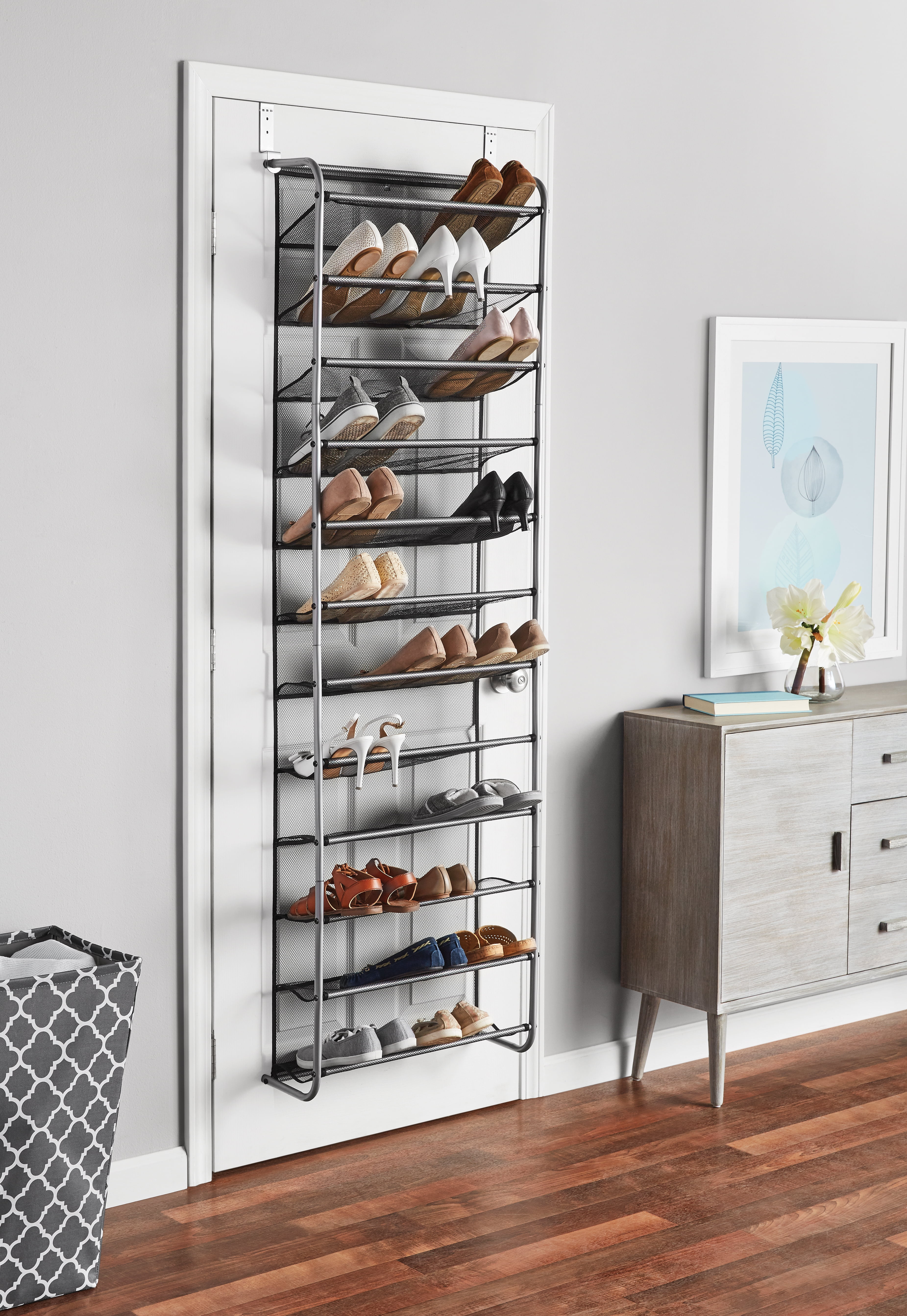 Metal Over The Door Shoe Racknull