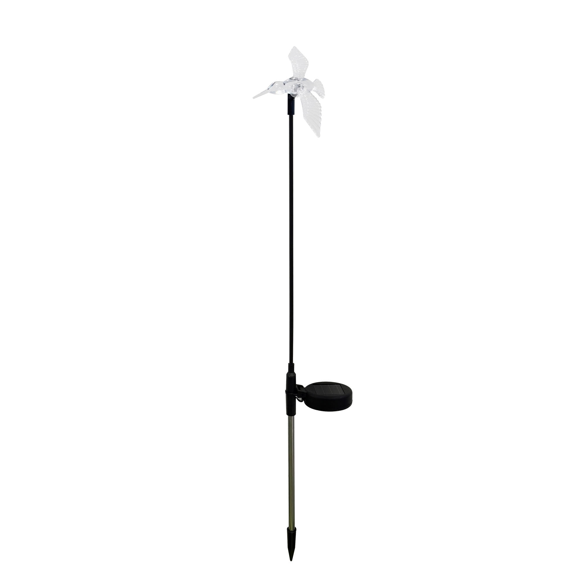 Mainstays Solar Powered Color Changing LED Hummingbird Acrylic Stake Light