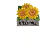 Mainstays Weather-Resistant Metal Sunflower Garden Stake