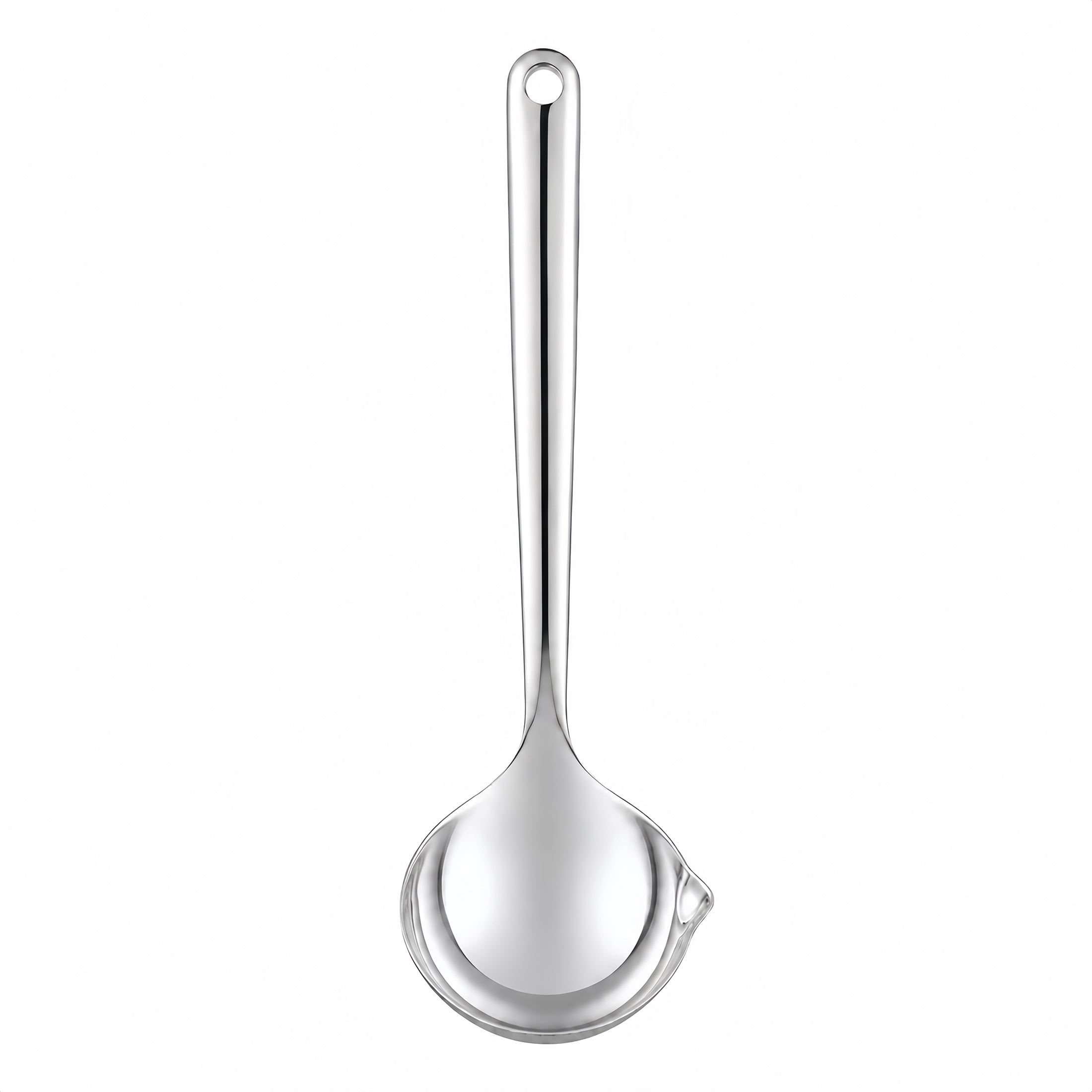 Mainstays 12.5-Inch Stainless Steel Cooking Ladle, Dishwasher Safe