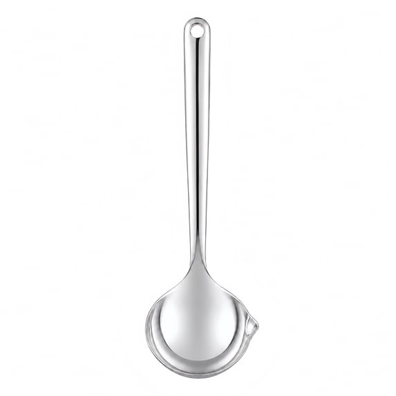 Mainstays 12.5-Inch Stainless Steel Cooking Ladle, Dishwasher Safe