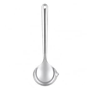 Mainstays 12.5-Inch Stainless Steel Cooking Ladle, Dishwasher Safe