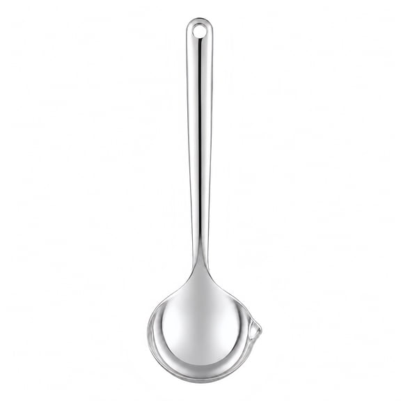 Mainstays 12.5-Inch Stainless Steel Cooking Ladle, Dishwasher Safe