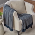 thumbnail image 1 of Mainstays Knit Oversized Couch Throw Blanket, Dark Navy, 50 x 72 in, 1 of 6