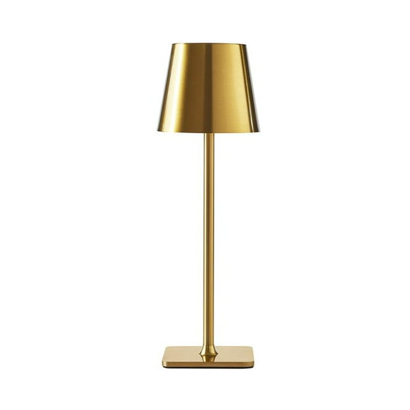 Mainstays Gold Rechargeable Cordless 13" Table Lamp