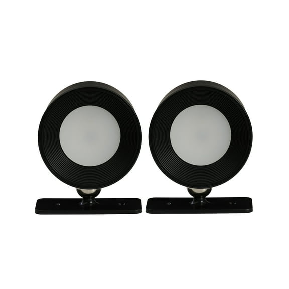 Mainstays 4.5W Rechargeable LED Portable Task Spotlight, with Remote, 2 Count