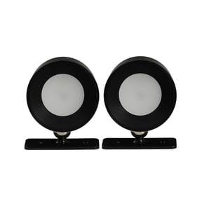 Mainstays 4.5W LED Rechargeable Portable Task Spotlight Set with Remote, 2 Count