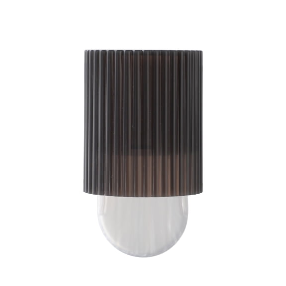 Mainstays Aroma Accents LED Fragrance Plug-in, Ribbed Texture, Traditional Wax Warmers, Greystone